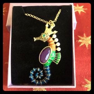 King Seahorse Pendant